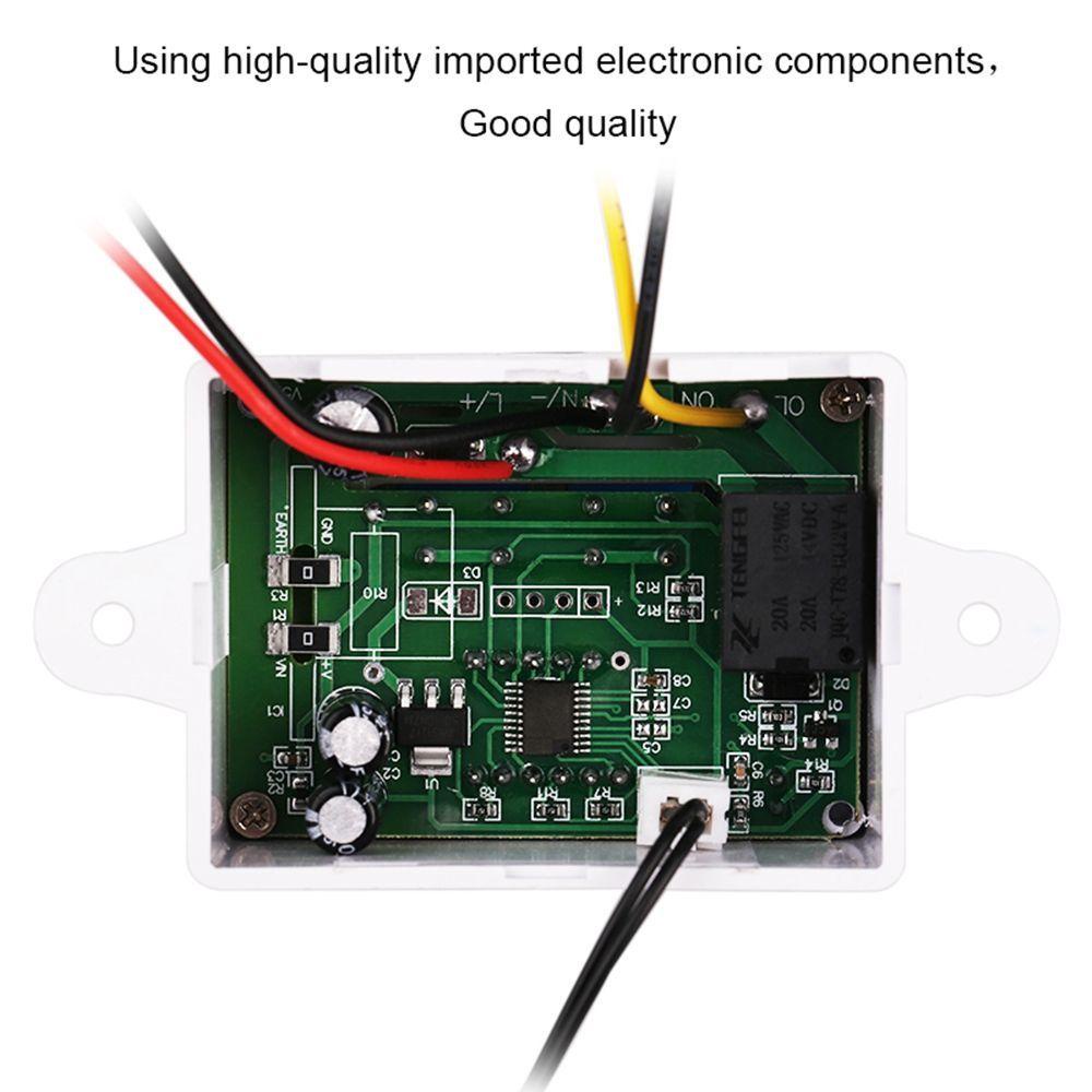 Lanfy Temperature Controller Thermometer Komponen Listrik Termostat LED Kontrol Mesin Tetas