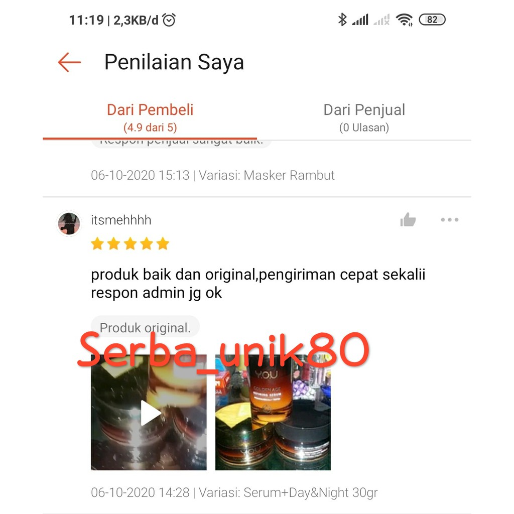 Kosmetik You Golden Age Revitalizing Night Cream / Krim Wajah Malam Hari 30g