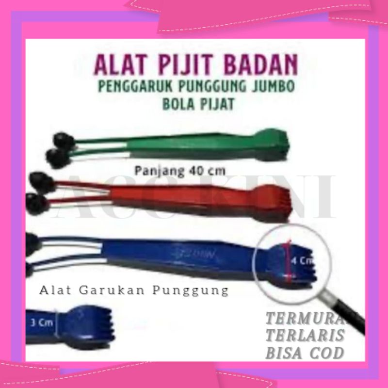 AccKini - Alat Garukan Punggung Alat Pukulan Badan Pemijat Tubuh Pijat Kepala Pukul Massage Termurah