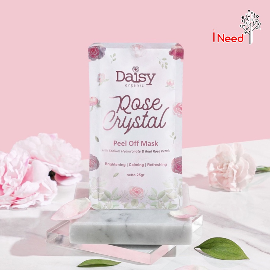 (INEED) Daisy Rose Crystal Organic Peel off Mask 25gr