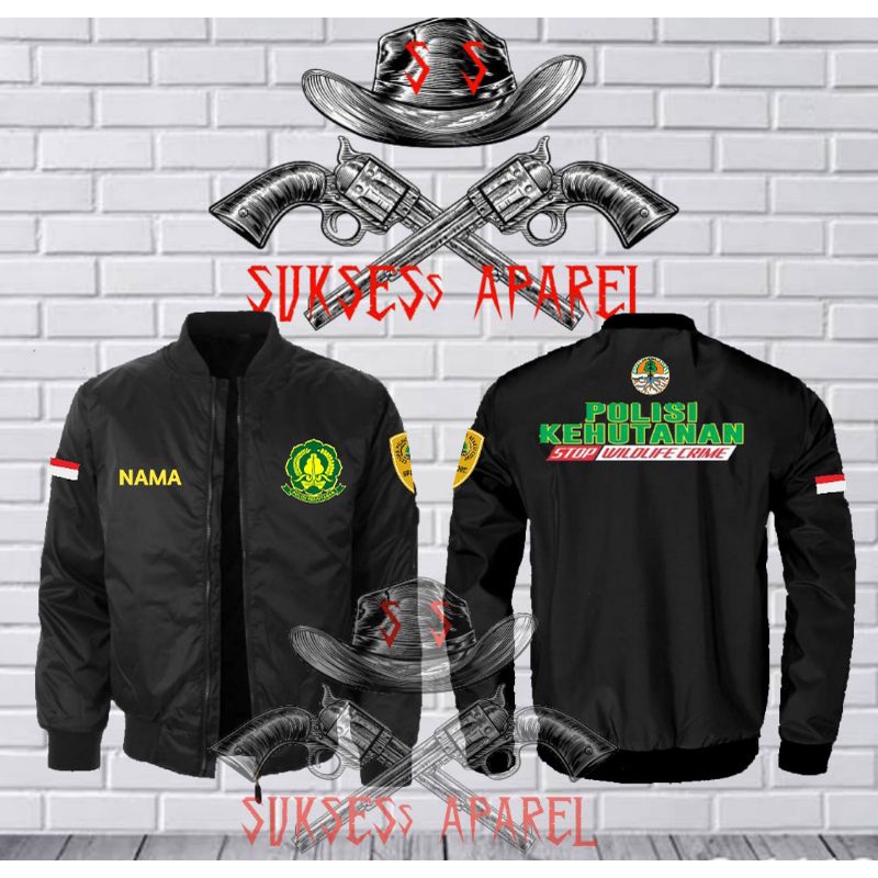 Jual Jaket Polhut Bomber/polisi/kehutanan | Shopee Indonesia