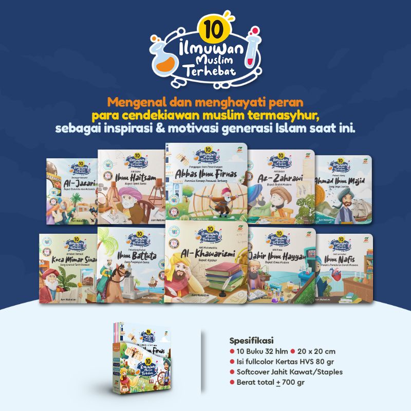 ZIYAD BOOK "SERI 10 ILMUWAN MUSLIM TERHEBAT"