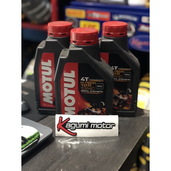 Oli Motul H-Tech 100% Synthese 1 liter