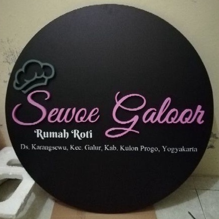 Papan Logo Toko Timbul | Woodensign | Papan Nama Olshop motif Outdoor