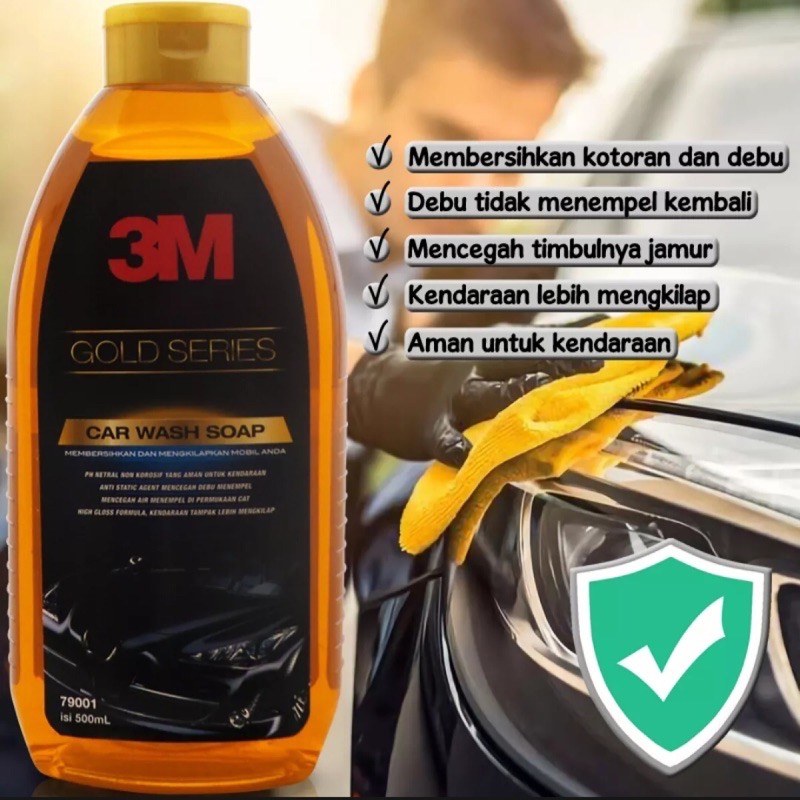 car wash shampoo 3M premium sampo mobil