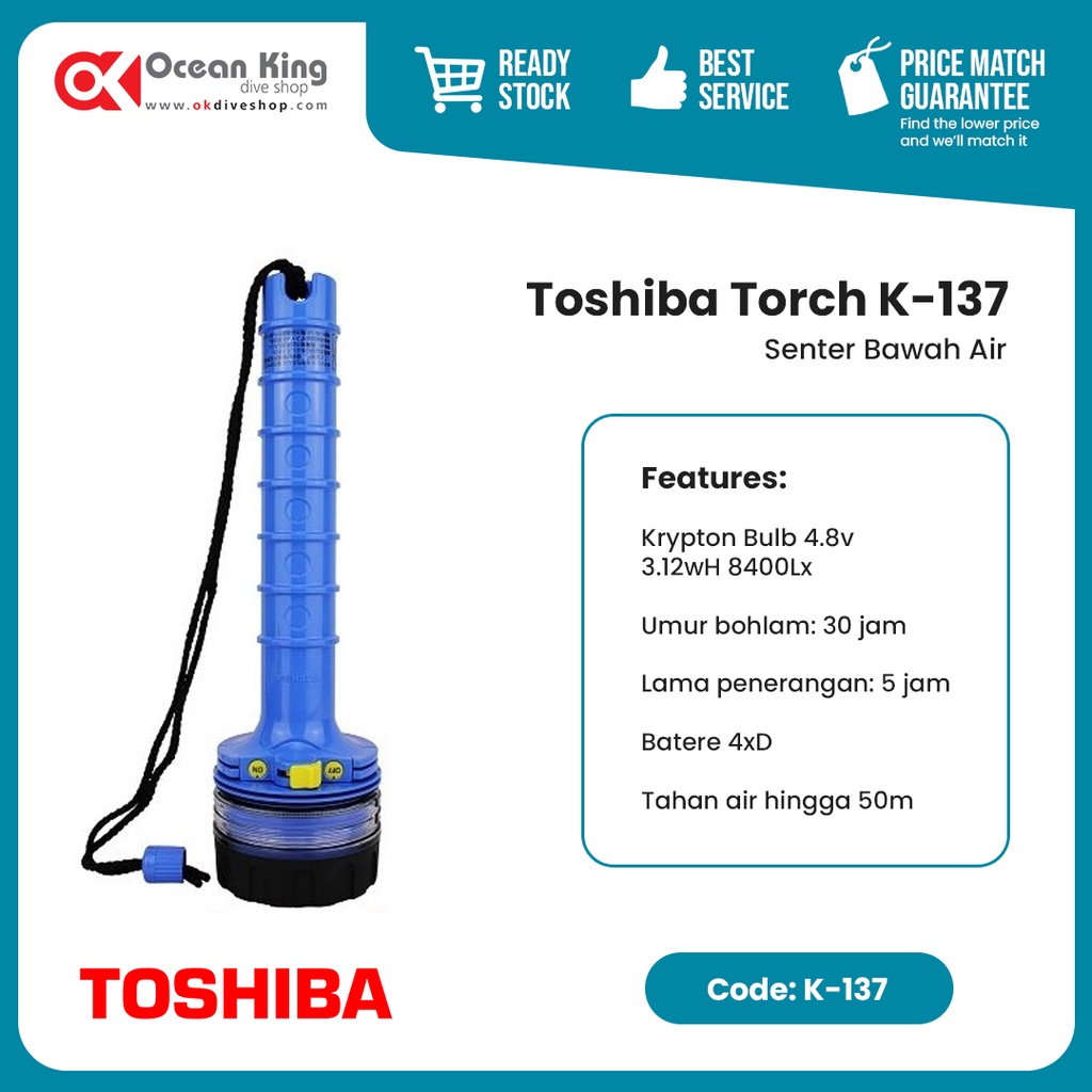 SENTER TOSHIBA K-137 BIRU