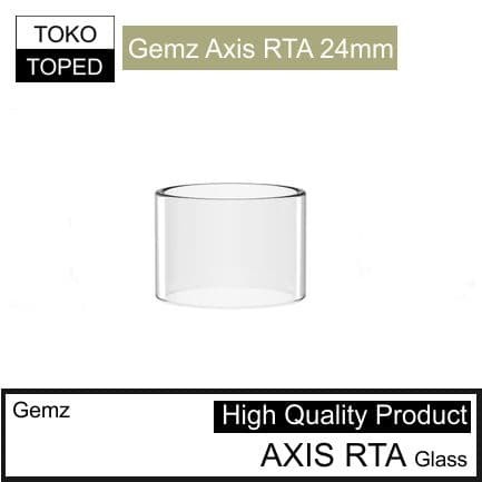 Kaca Gemz AXIS RTAx 24 Replacement |  2ml warna glass bening