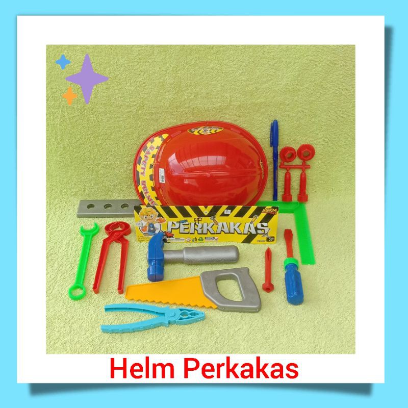 Mainan Helm Perkakas Murah - SenenginAnak