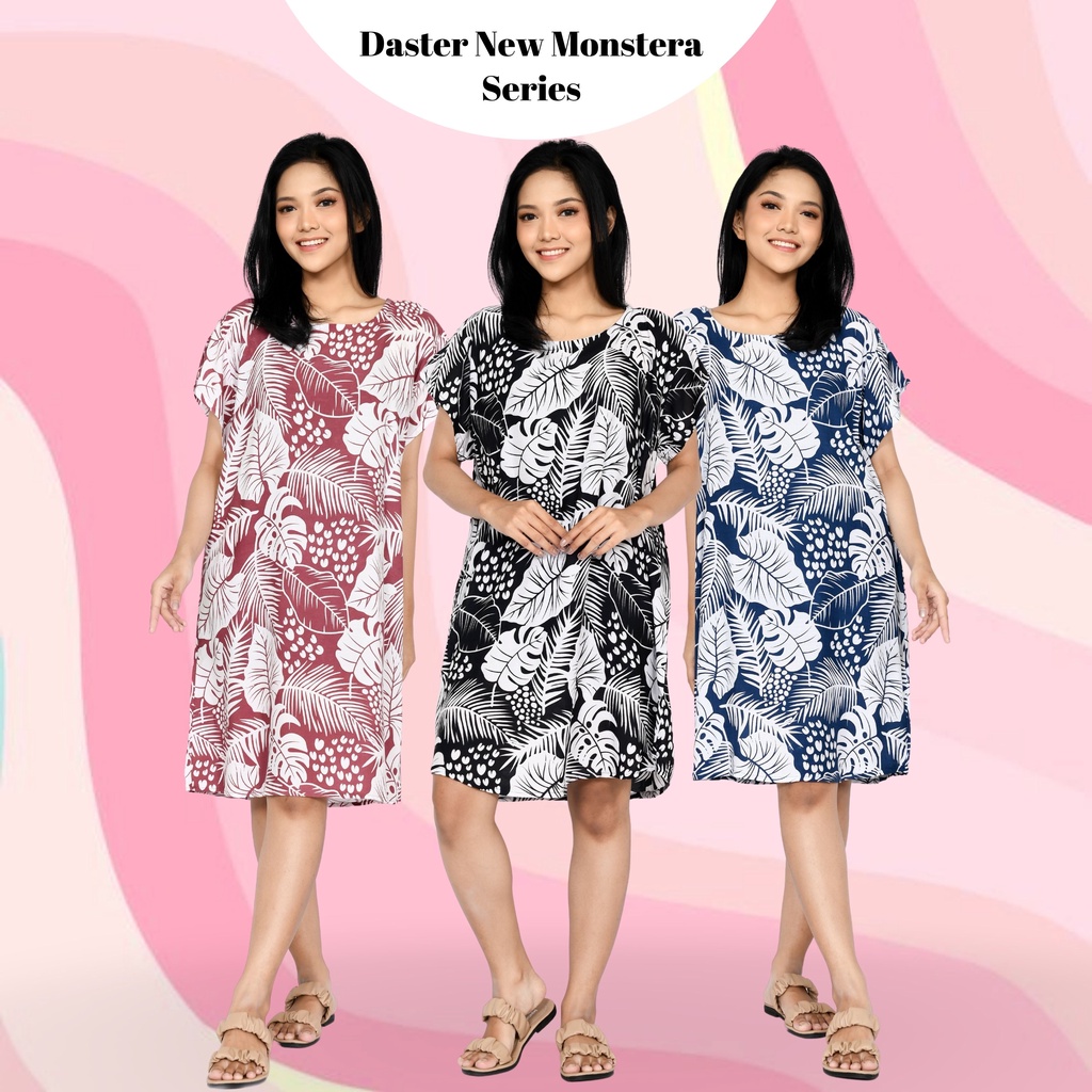 Daster Bali New Moenstera Bahan Rayon Premium Untuk Remaja Dan Dewasa Termurah dan Kekinian