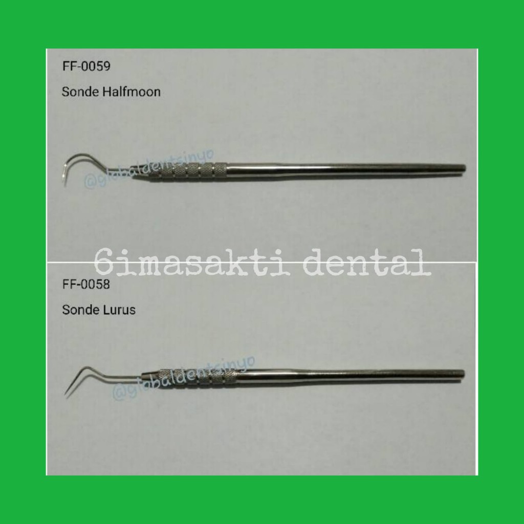 

DENTAL SONDE SCHEZER / PEOBE SCHEZER / SONDE HALFMOON / SONDE LURUS