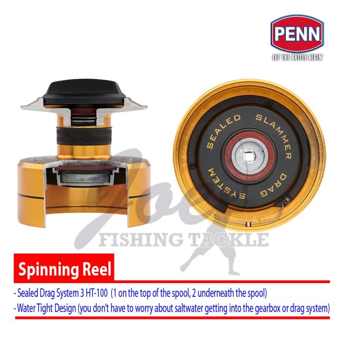 Penn Reel Spinning Spinfisher SSV 3500 - Black Gold