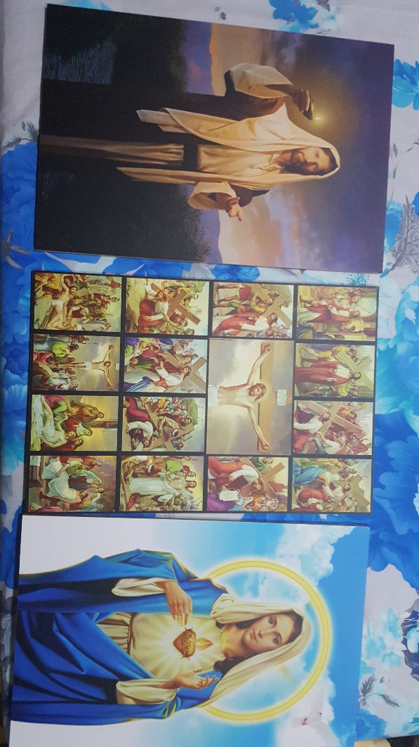Pajangan Dinding Poster Yesus Walldecor Poster Kayu Nasrani Kristen Katolik