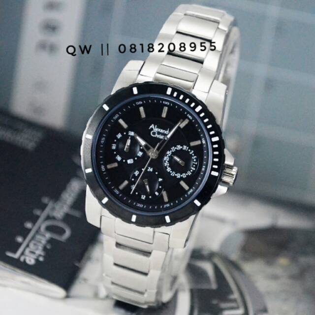 Jam Tangan Wanita Original Alexandre Christie AC 6141 Arloji Cewek Sporty
