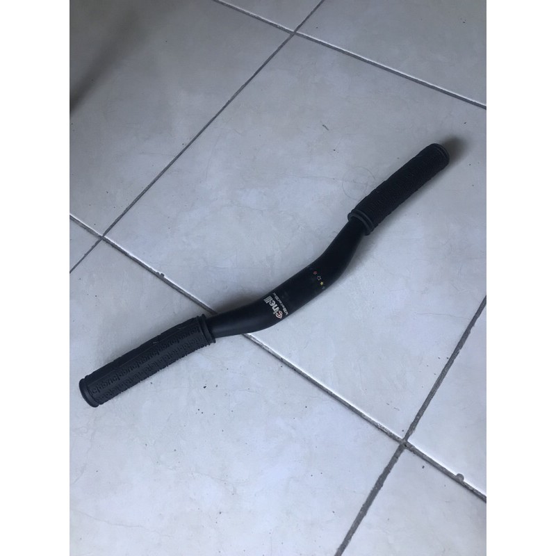 rise bar cinelli pepper 44cm + hand grip fabric