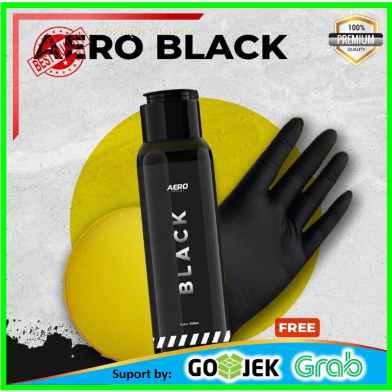 flash sale Aero Black/AeroBlack original/penghitam bodi kendaraan permanen aero lite 30 ml