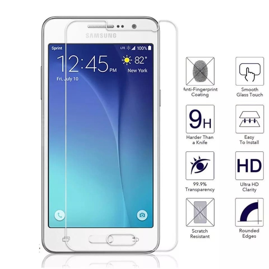 Tempered Glass atau Anti Gores Samsung J2/Pro, J3/Pro J5,/J5Prime, J7Prime/J7Pro/J7+Bening dan Tebal