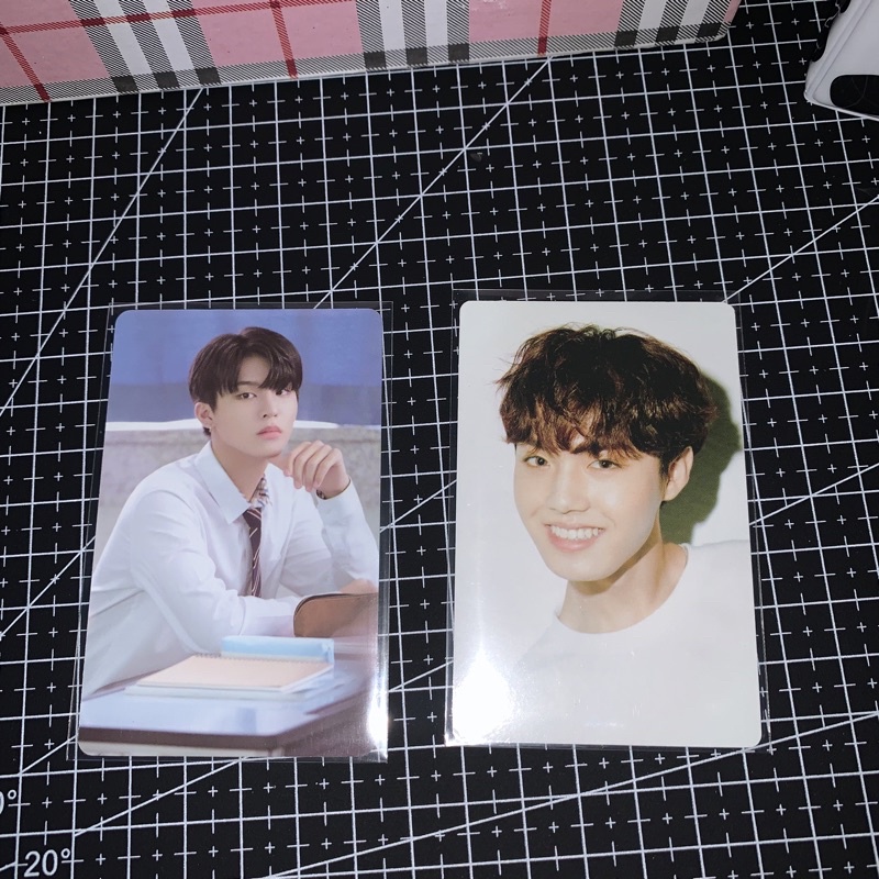 photocard jeongwoo hantu webdrama tmc, doyoung concept md pop up
