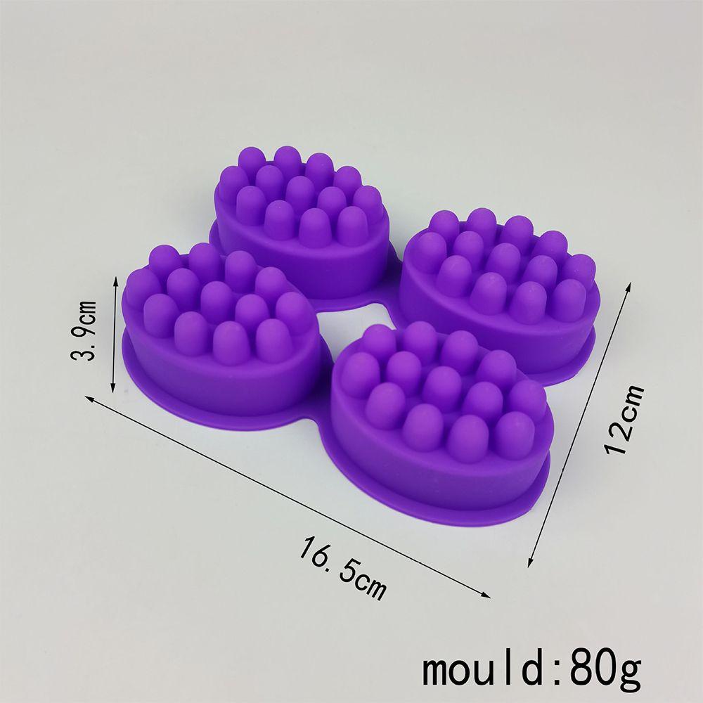 Solighter Cetakan Sabun 3D Kerajinan Tangan DIY Membuat Bentuk Oval Resin Essential Oil