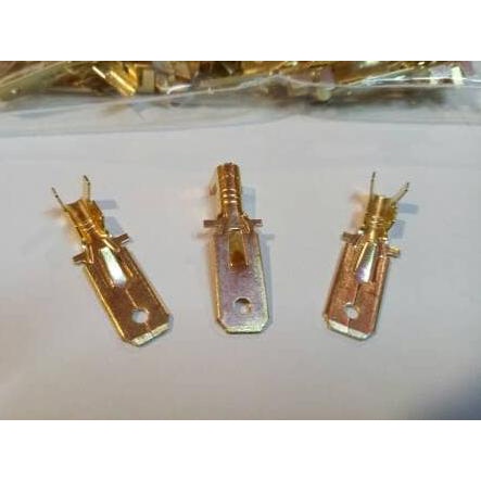 ♪ Skun Kabel Male M-2.5 2.5mm Kuningan ○