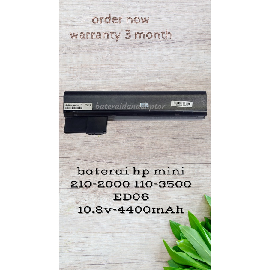 Baterai Hp Mini 210-2000 110-3500 ED06 Original