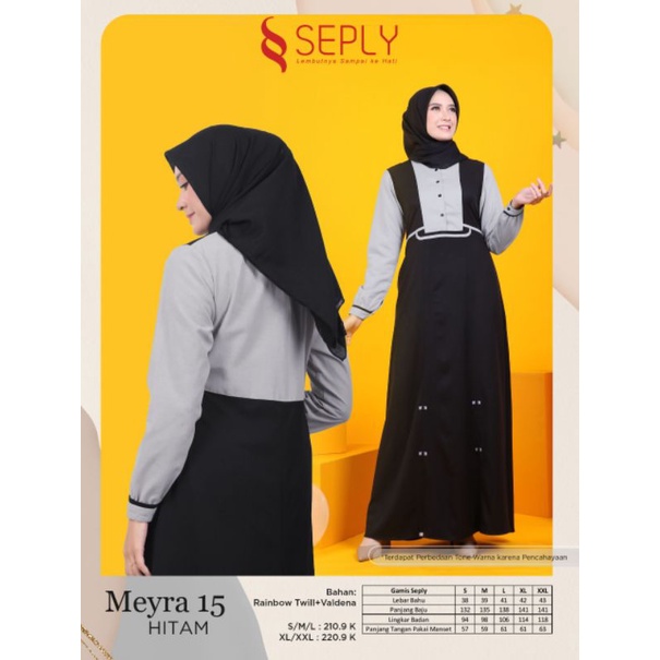 GAMIS SEPLY MEYRA 15 GAMIS DEWASA GAMIS REMAJA FASHION MUSLIM