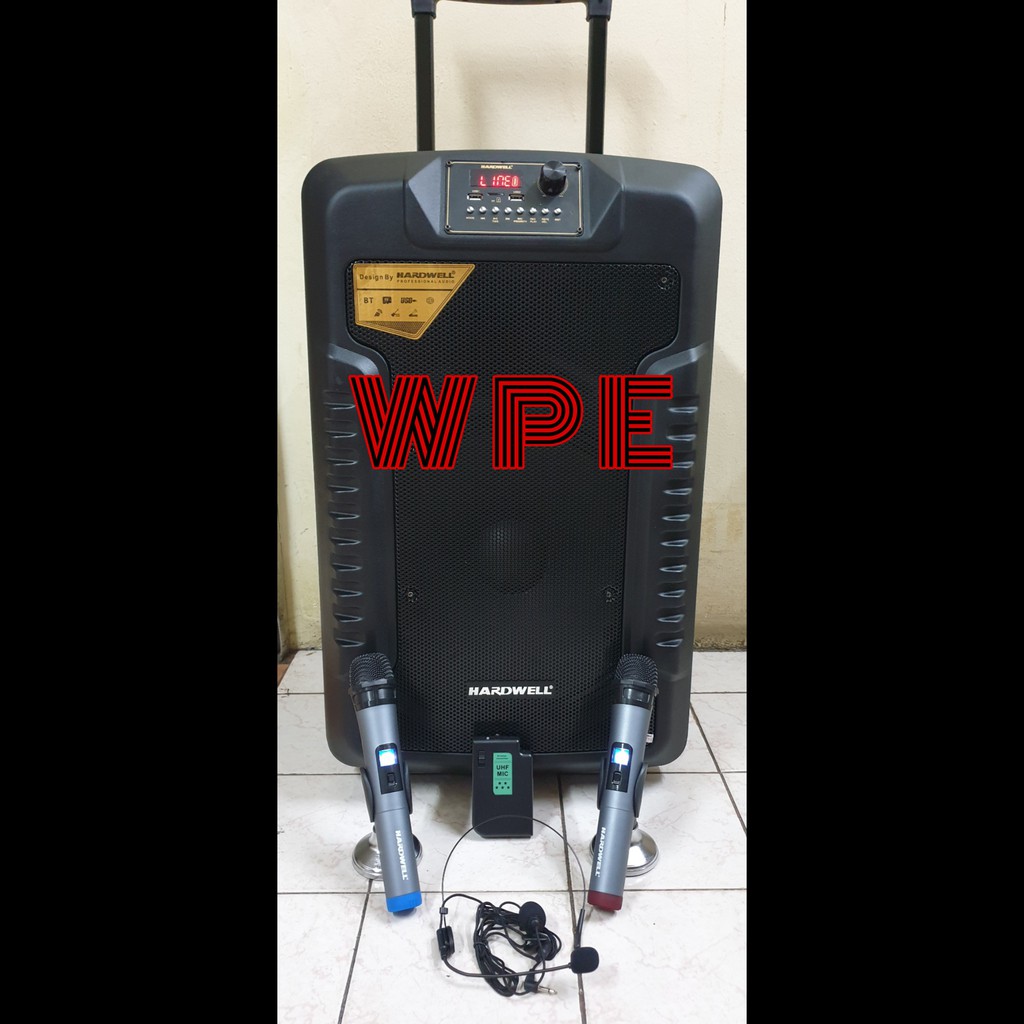 speaker portable hardwell turbovoice 15 original 15inch speaker hardwell turbo voice 15