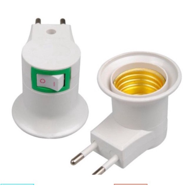 SWITCH E27 LAMP HOLDER + FITTING LAMPU COLOK SAKLAR ON OFF