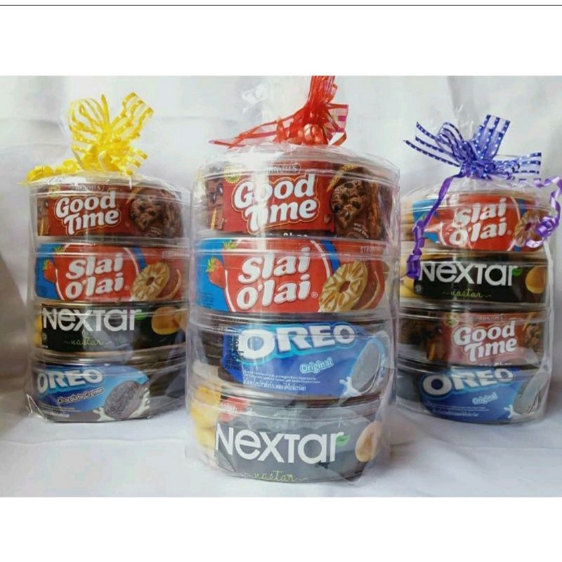 

PAKET Kue Viral Lebaran Oreo, Nextar , Gootime , Slai olai