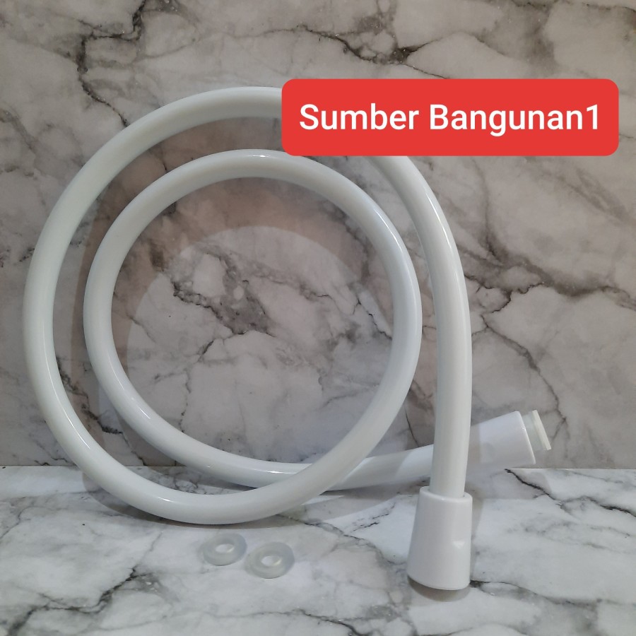 Selang shower plastik 1 Meter selang plastik drat