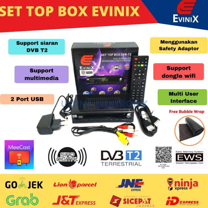 Set top box Evinix H1 New DVB T2 DVB C