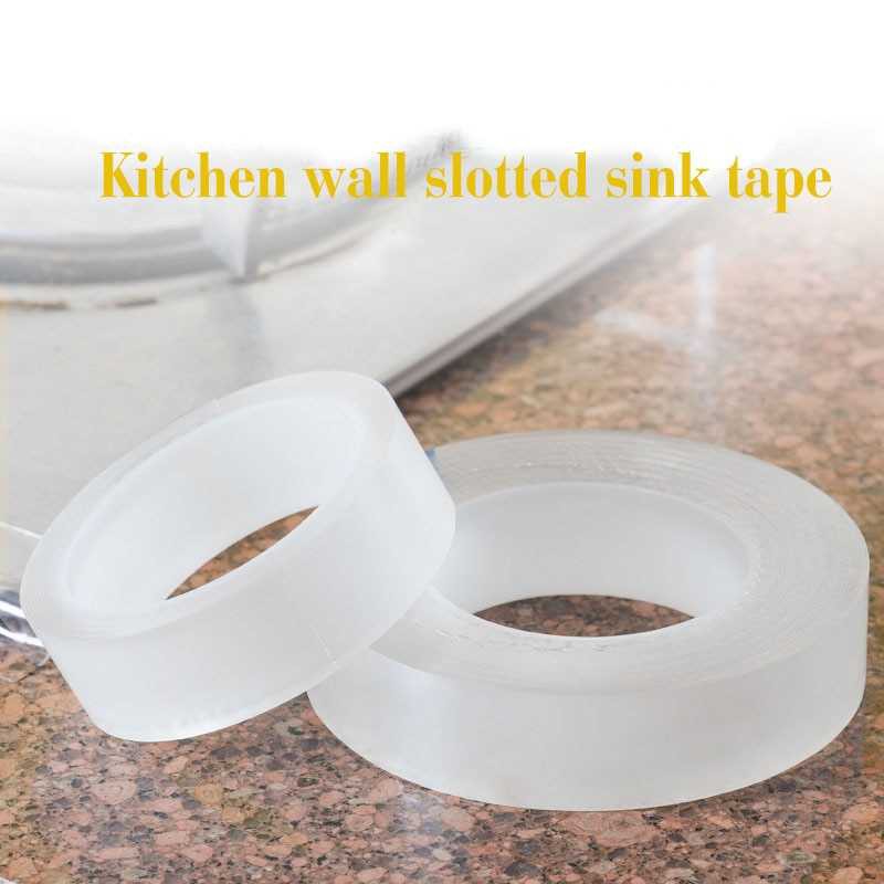 Lakban Waterproof Dapur Kitchen Sink Seal Tape Panjang 3 M Transparan