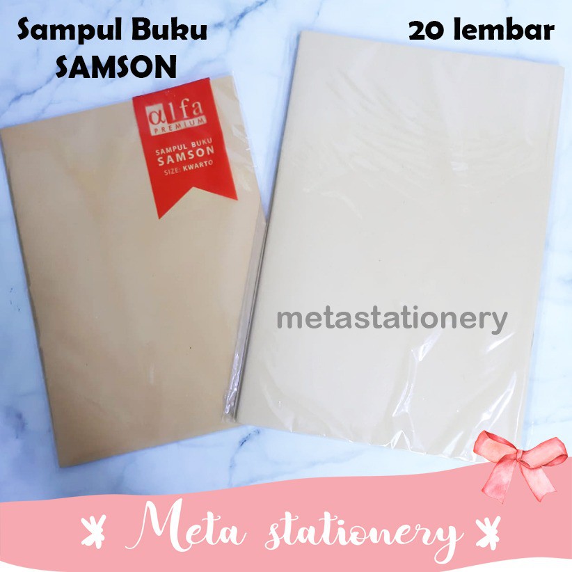 

Sampul Buku / Sampul Coklat Samson (20 Lembar)