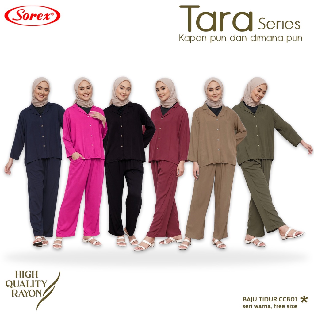 SOREX Baju Setelan Wanita Sorex Orisinil / Setelan Baju Muslimah Sorex