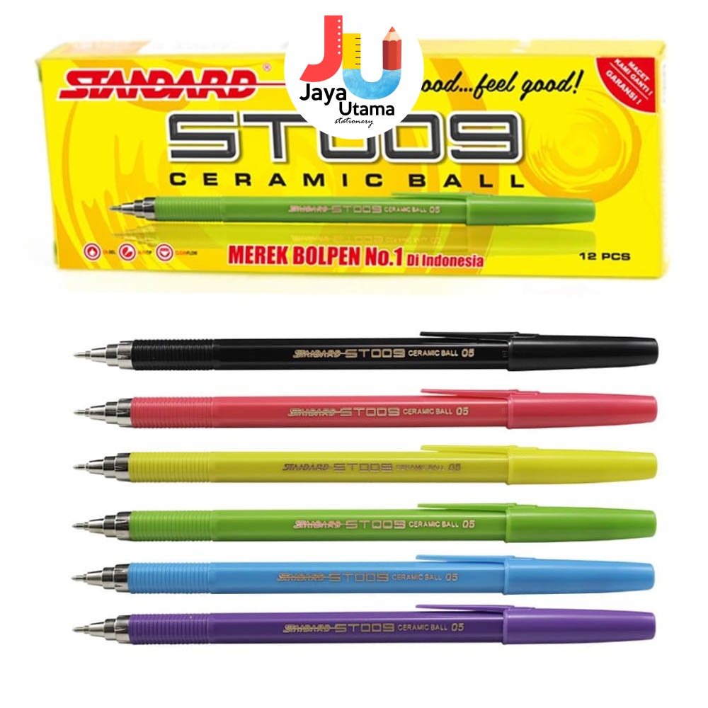

Standard Bolpen Ball Pen Pulpen Pena ST009 Ceramic Ball 0.5