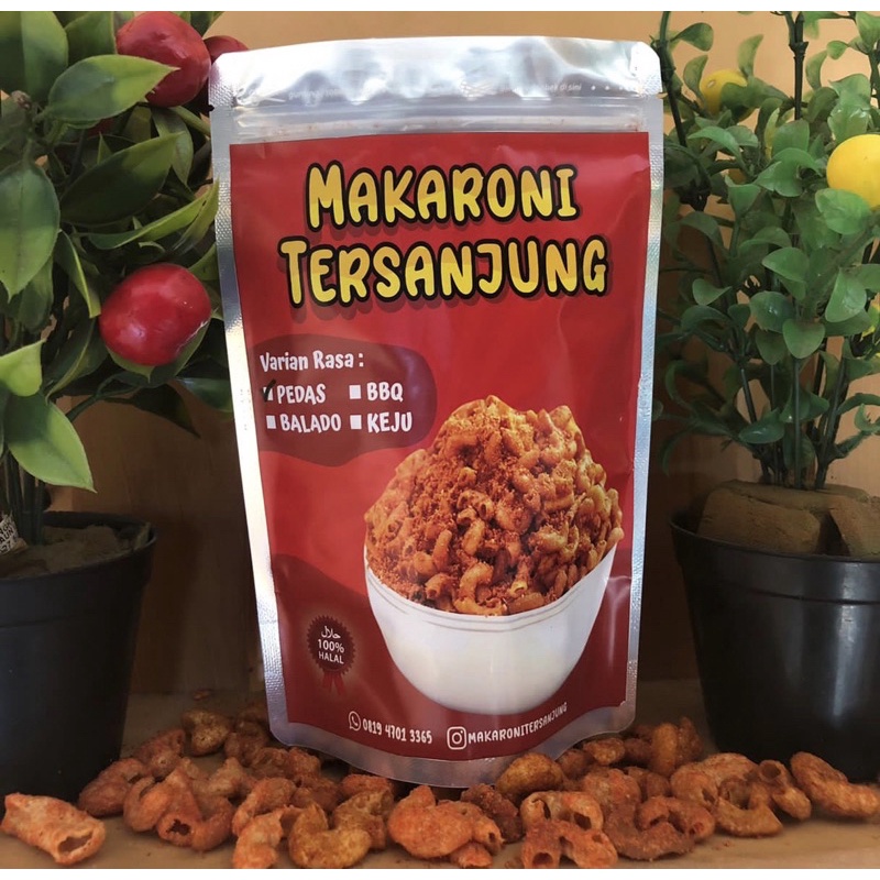 

Makaroni Pedas Tersanjung Rasa Spesial kemasan 250gram