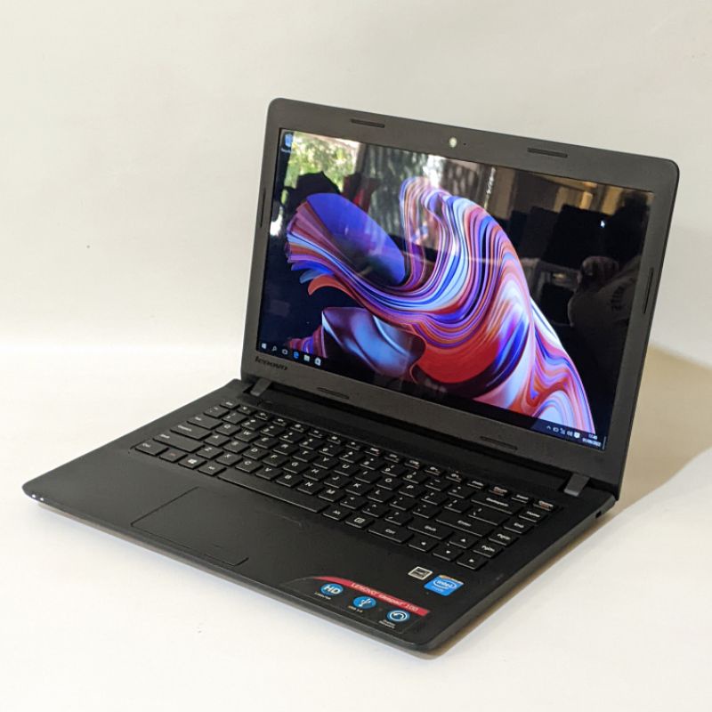 laptop tipis murah lenovo Ideapad 100 - intel celeron - Hardisk 320gb