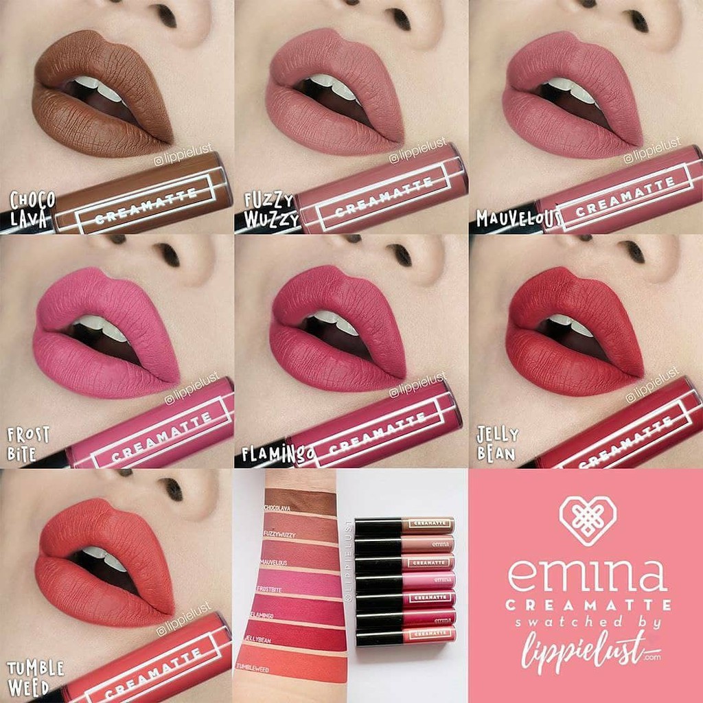 EMINA - CREAMMATE / EMINA LIP CREAM / LIPSTIK EMINA ❤ BELIA❤