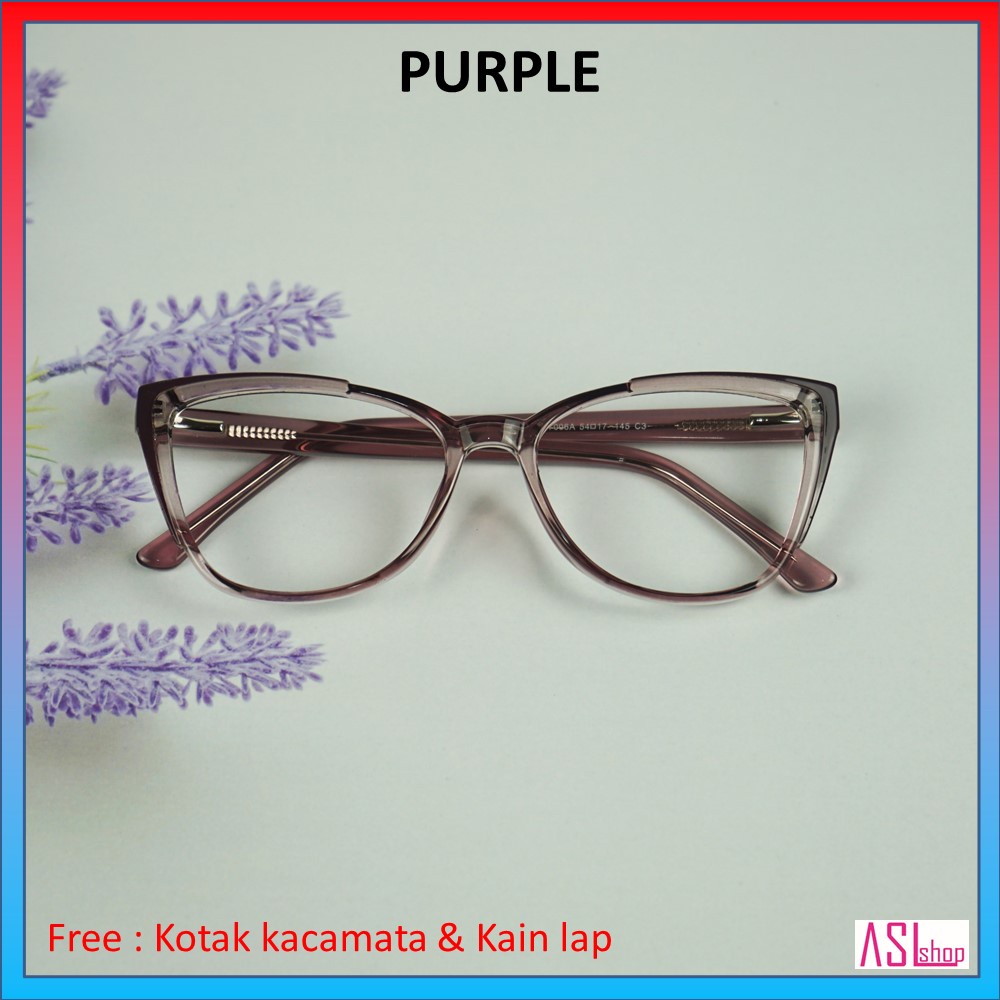 FRAME DAN KACAMATA MINUS (AB7006A) KUAT DAN NYAMAN DIPAKAI + LENSA BLUERAY / PHOTOCROMIC