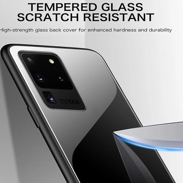 ➦,CEG,● Case Samsung a32 4G A12 2021 M51 S20 FE A51 A71 S20 S20 Plus S20 Ultra Glass Miror Casing Co
