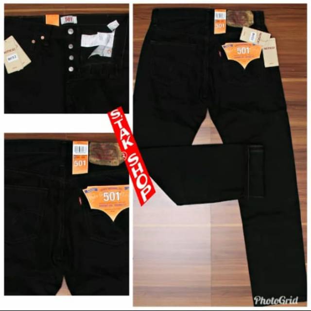 Celana Levis 501 black import original