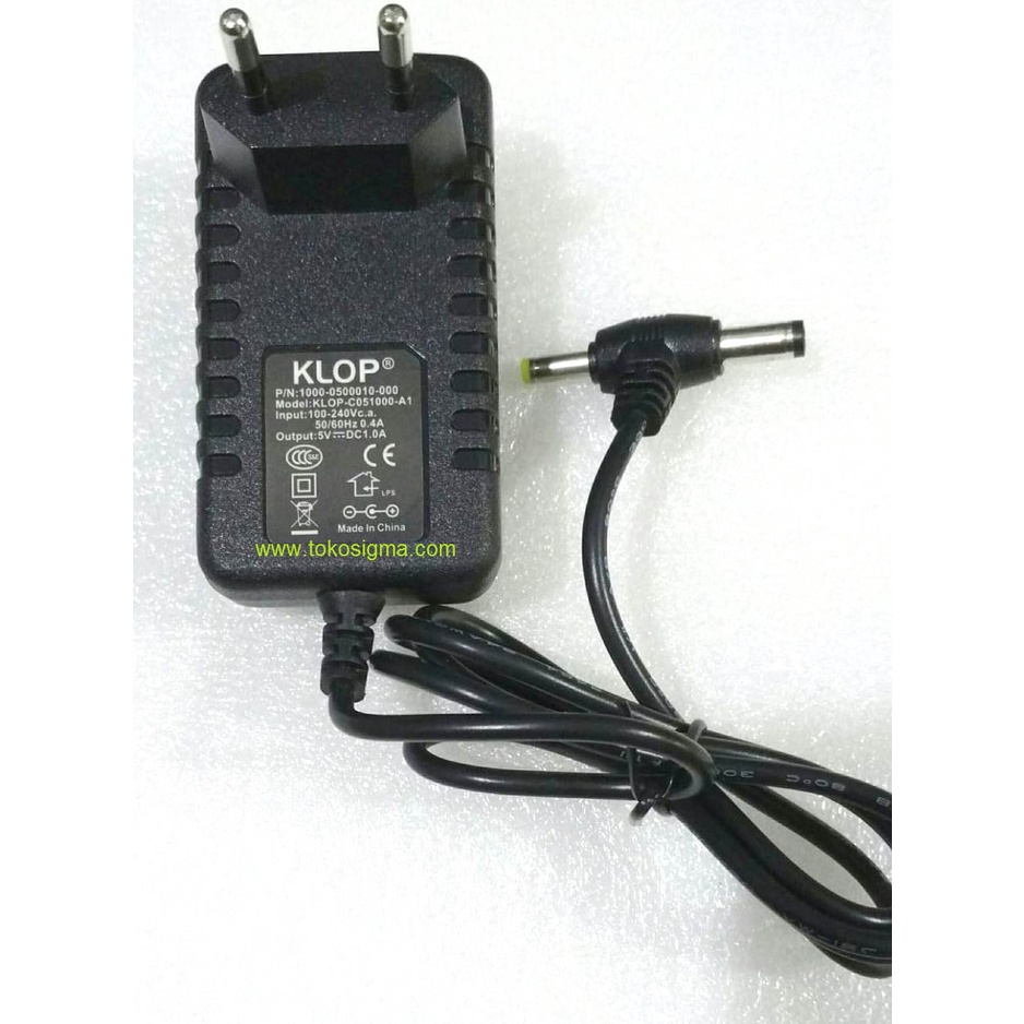 ADAPTOR POWER AC TO DC 5V 1A jek 5.5x2.5mm