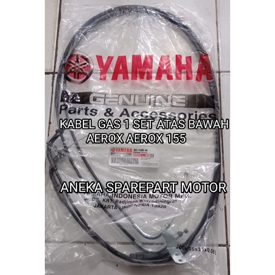 KABEL GAS 1 SET ATAS BAWAH  YAMAHA AEROX AEROX 155 COMP THROTTLE BODY YAMAHA AEROX 155  B65