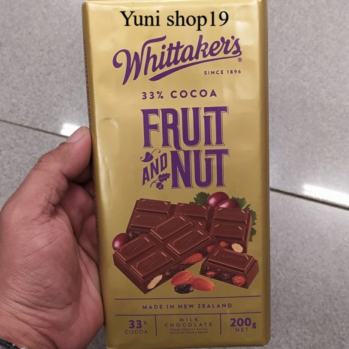

whittakers fruit nut 200gr