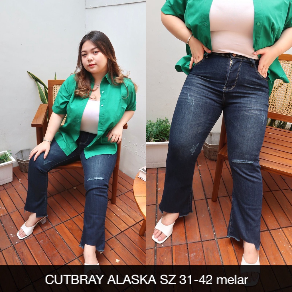 CELANA JEANS WANITA CUTBRAY ALASKA