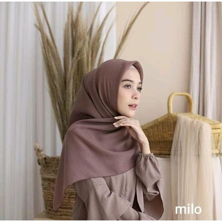 Fashion Official [SUPERMURAH] HIJAB Segiempat Polos BELLA SQUARE Hijab Pollycotton BellaSquare Cokla