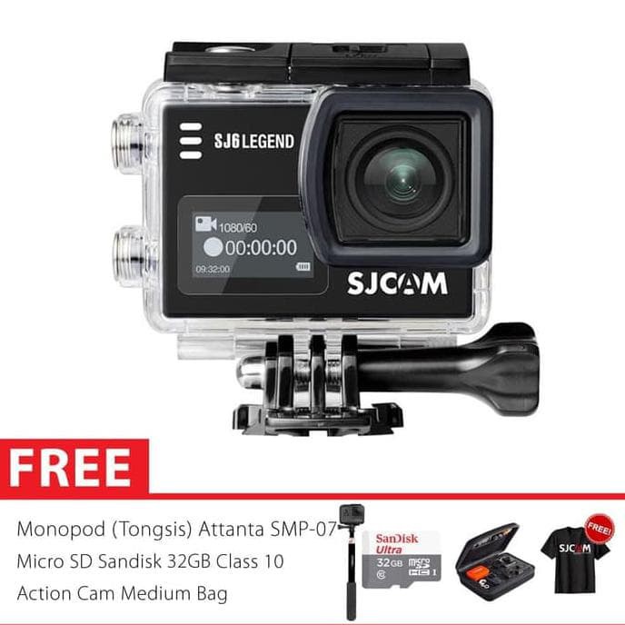 SJCAM SJ6 Legend 4K 16MP Action Kamera Super 32GB