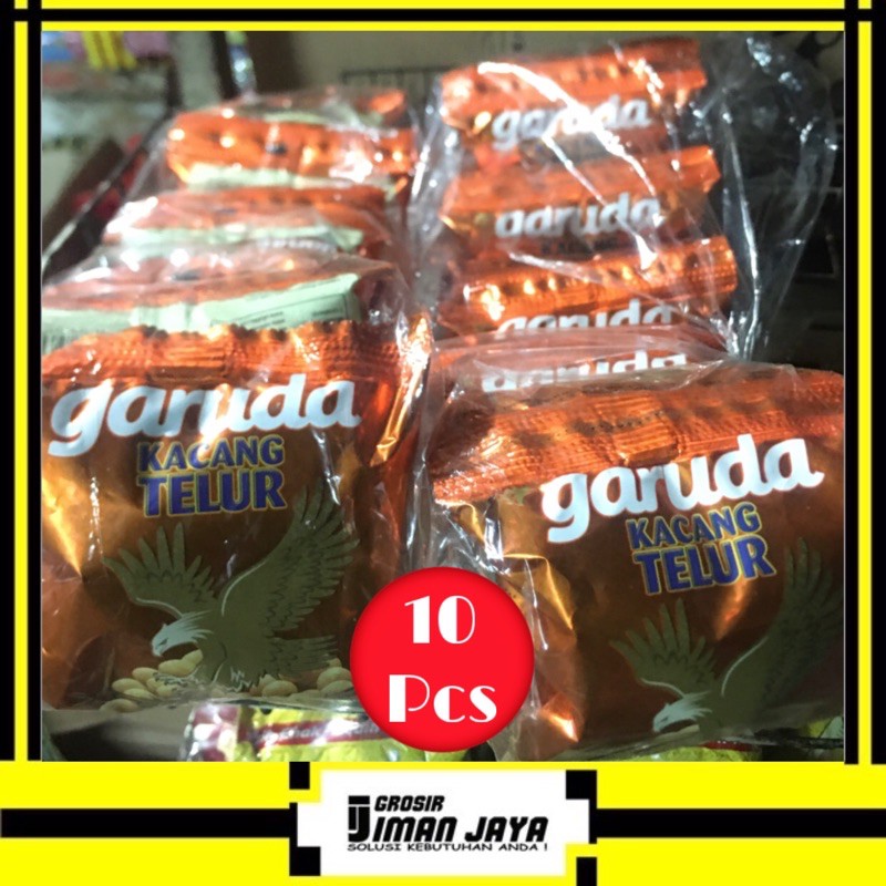 

Garuda Kacang Telur 1 Renceng (10 pcs)