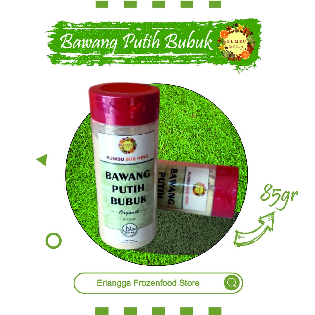 

BAWANG PUTIH BUBUK BOTOL 85 GRAM