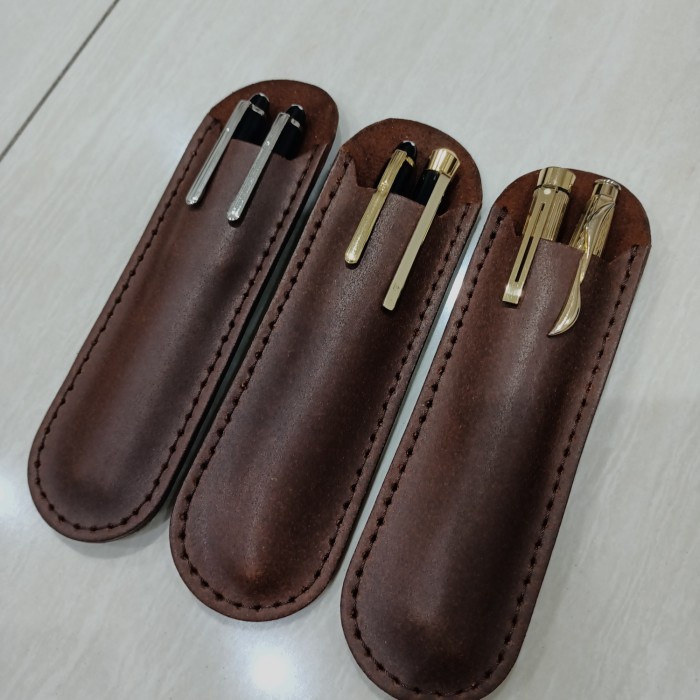 

Jualan Tempat Sarung Pulpen Pensil Kulit Asli Hemat