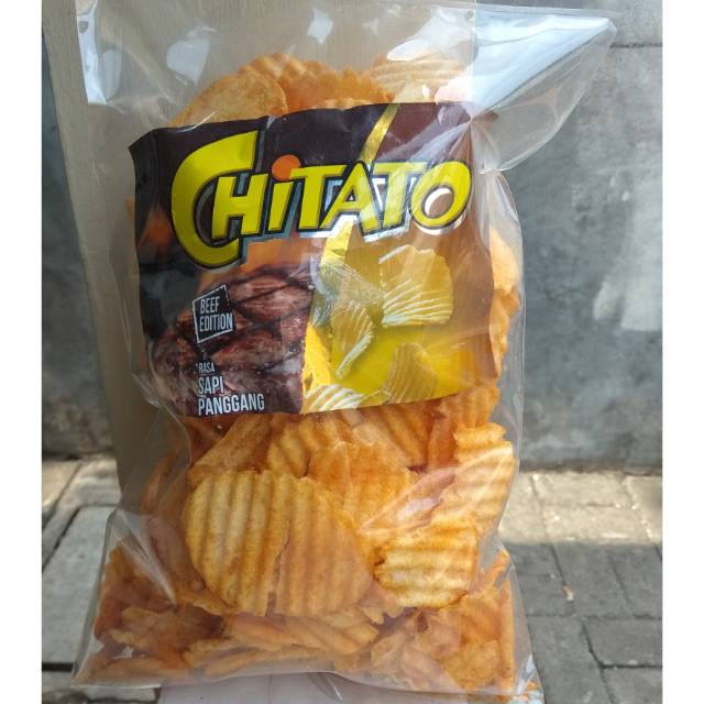 

CHITATO SAPI PANGGANG KERIPIK KENTANG RENYAH 225GR KEMASAN REPACK ORIGINAL SNACK